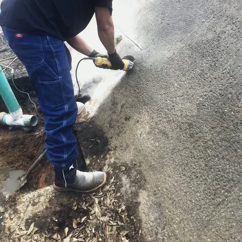 A photograph of its work, from East Texas Leak Locators & Plumbing Services’s own photographs.